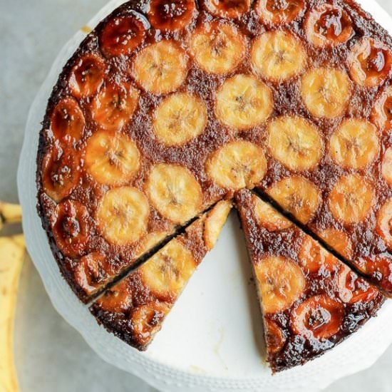 Paleo Banana Upside Down Cake - Recipe photo by bakerita