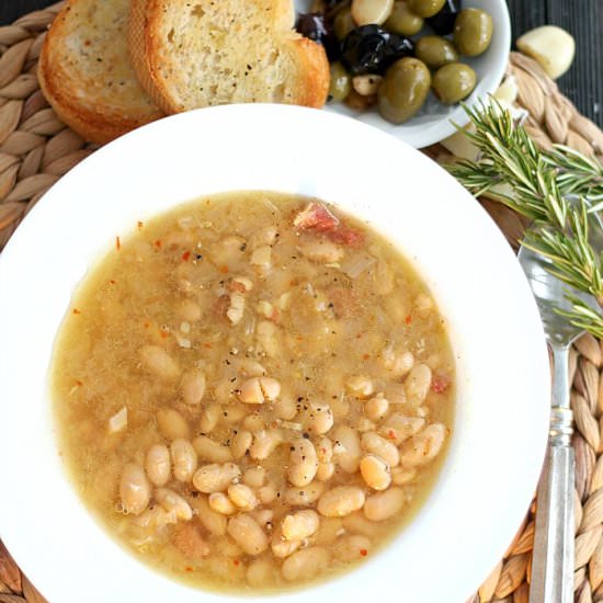 Tuscan White Bean Soup - Recipe photo by gooddinnermom