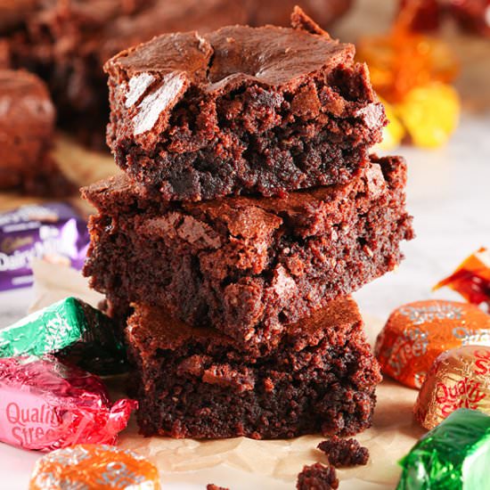 Chocolate Box Brownies - Recipe photo by KitchenSanctuary