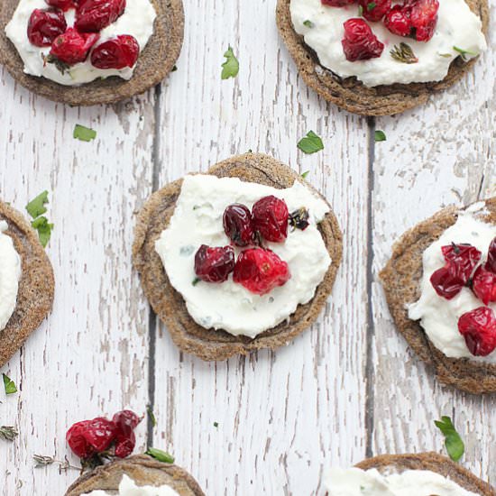 Dairy-Free Buckwheat Blinis - Recipe photo by On The DF