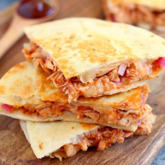 BBQ Chicken Quesadilla - Recipe photo by pumpkinnspice
