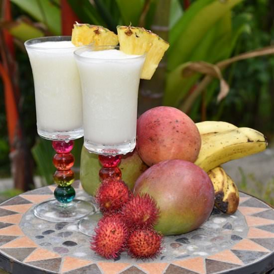 Piña Coladas from the Tropics! - Recipe photo by The Spicy Apron