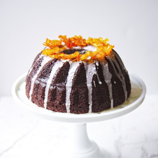 Chocolate Sour Cream Bundt Cake - Recipe photo by Rachelsally
