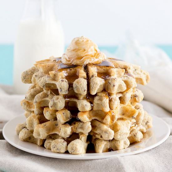 Fixate Protein Waffles - Recipe photo by JennMeyering