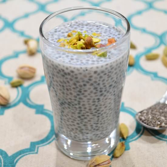 Green Cardamom Chia Seed Pudding - Recipe photo by FoodBully