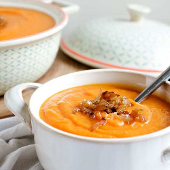 Carrot Ginger Soup - Recipe photo by theforkedspoon