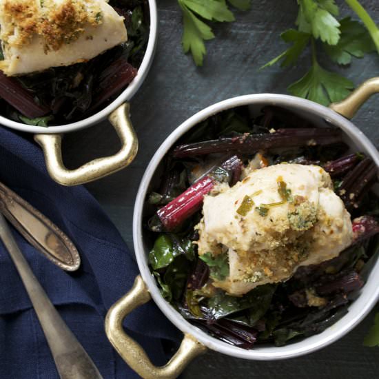 Chicken in Lemon-Herb Sauce - Recipe photo by Ciao Chow Bambina