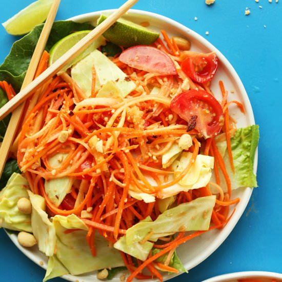 Vegan Papaya Salad - Recipe photo by minimalist baker
