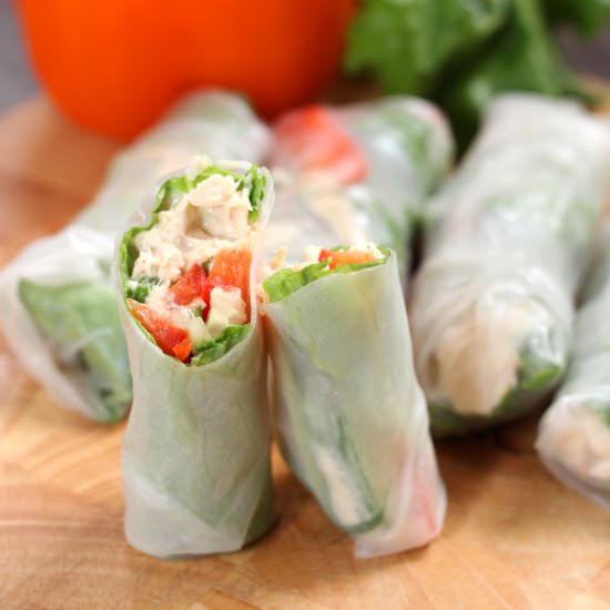 Tuna Spring Rolls - Recipe photo by momvstheboys