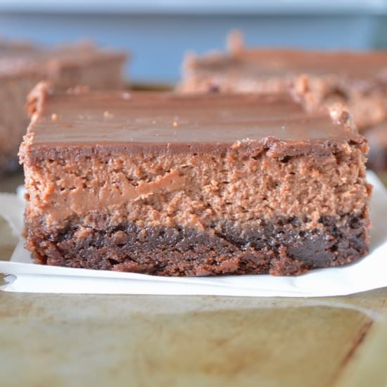 Chocolate Cheesecake Brownie Bars - Recipe photo by goodmorningcali