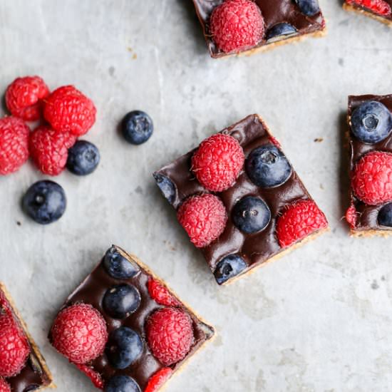 Chocolate Berry Bars - Recipe photo by bakerita