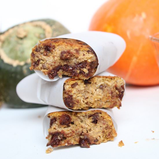 Squash Granola Bars - Recipe photo by practiganic