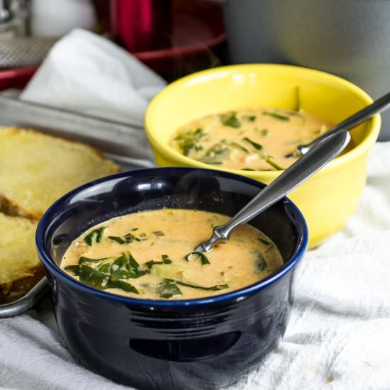 Creamy Tomato Artichoke Soup - Recipe photo by Chattavore