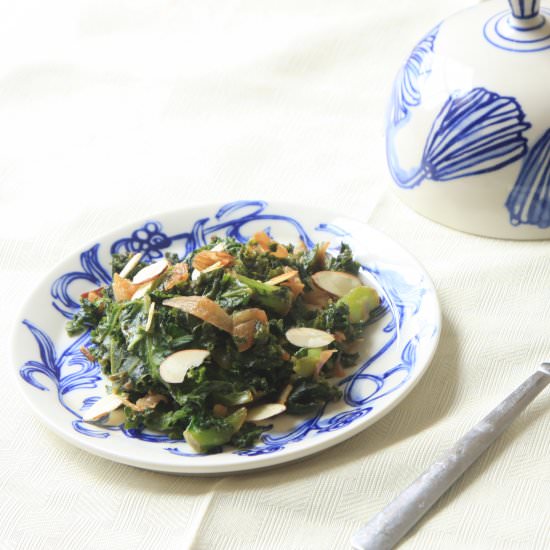 Miso Creamed Kale - Recipe photo by day7kitchen