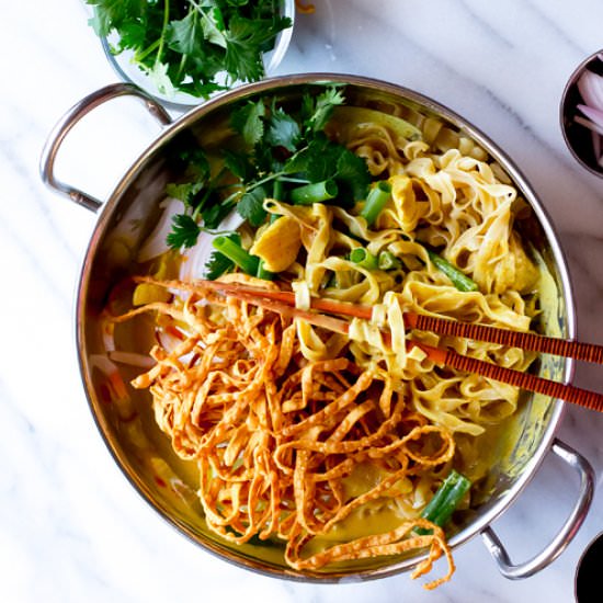 Khao Soi Curry Noodles - Recipe photo by TheGourmetGourmand
