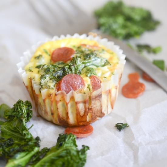 Mini Kale and Pepperoni Fritattas - Recipe photo by recipe-diaries