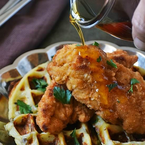 Chicken and Waffles Poutine - Recipe photo by LifeTastesGood