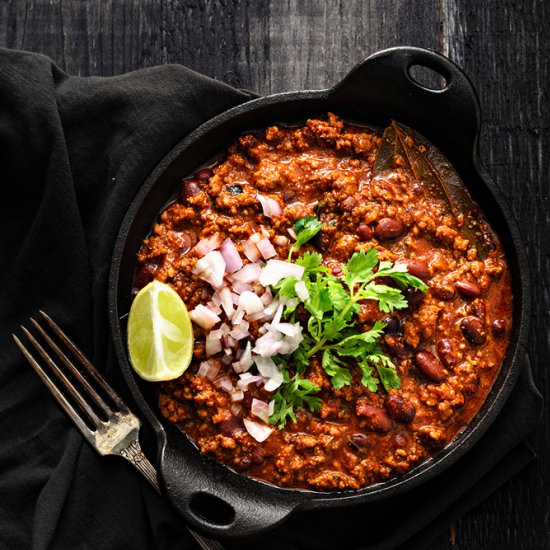 Keema Rajma - Recipe photo by cubesnjuliennes