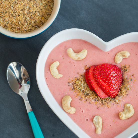 Strawberry Delight Smoothie Bowl - Recipe photo by foodandfitnessalways