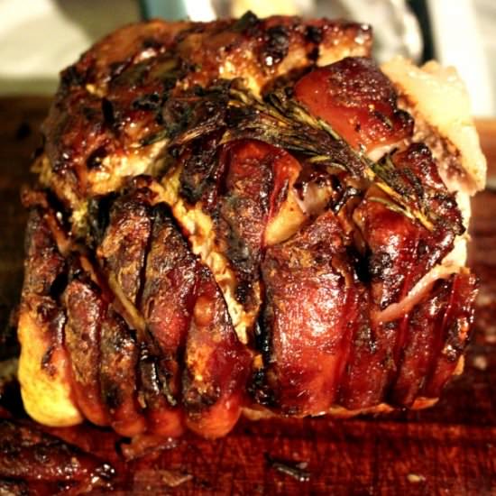 Pork Shoulder Roast with Crackling - Recipe photo by Pane-Bistecca