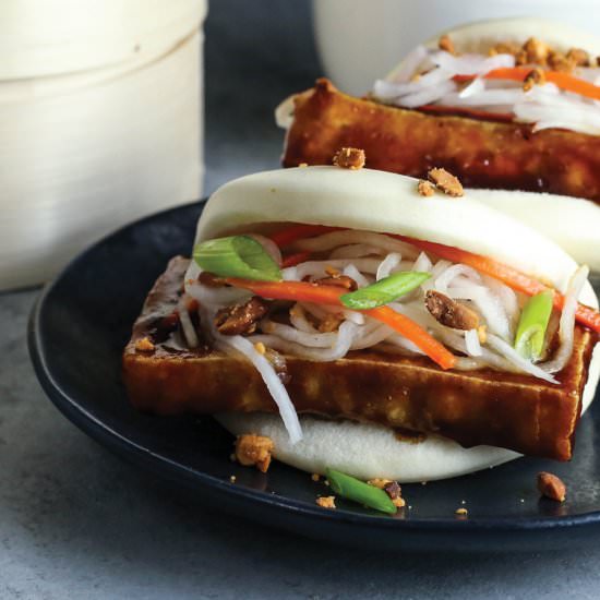Vegan Tofu Steamed Bun (Gua Bao) - Recipe photo by estalystic