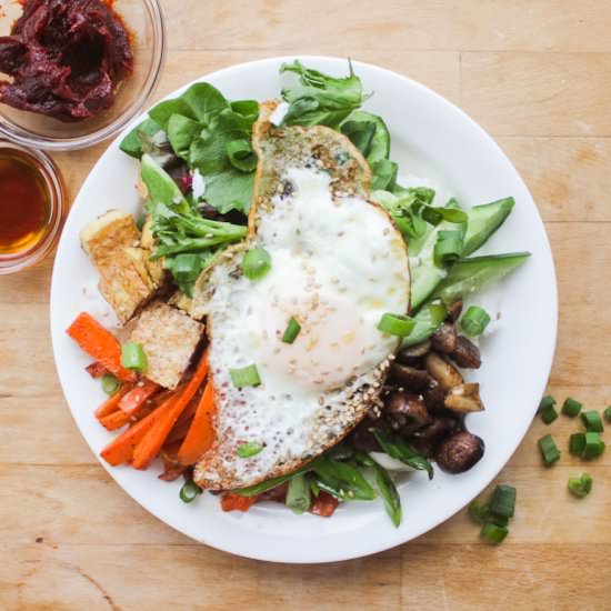 Updated Bibimbap - Recipe photo by northwestworkshop