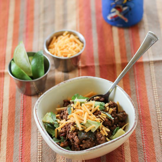 Texas Venison Chili - Recipe photo by LiveLifeLoveFood