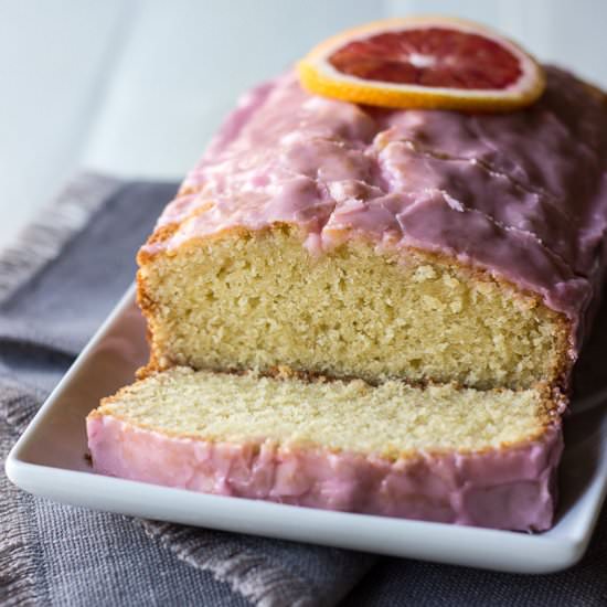 Glazed Blood Orange Loaf - Recipe photo by thebeachhousekitchen