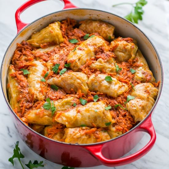 Stuffed Cabbage Rolls - Recipe photo by NatashasKitchen.com