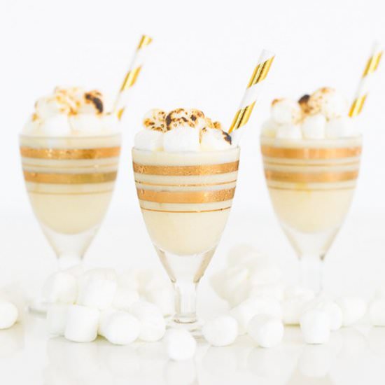 Toasted Marshmallow Ice Cream Shot - Recipe photo by SugarAndCloth