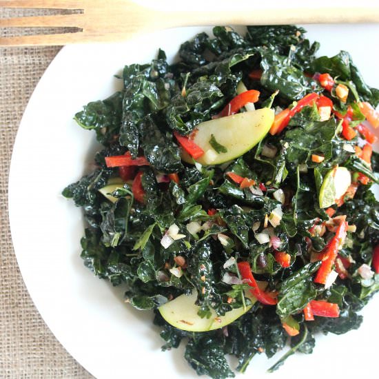 Kale Detox Salad - Recipe photo by healingwholenutrition