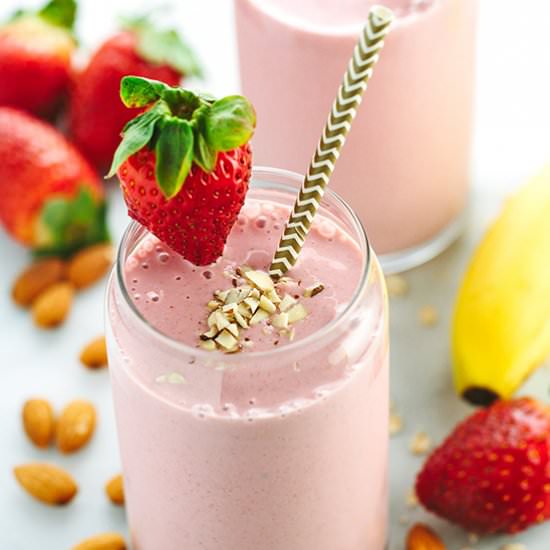 Strawberry Banana Smoothie - Recipe photo by Jessica Gavin