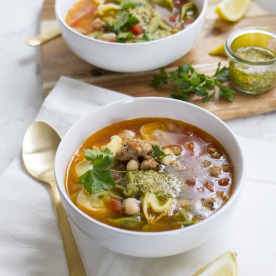 Tortellini Soup - Recipe photo by freutcake