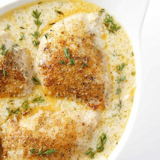 Lemon Thyme Chicken - Recipe photo by GarlicMatters