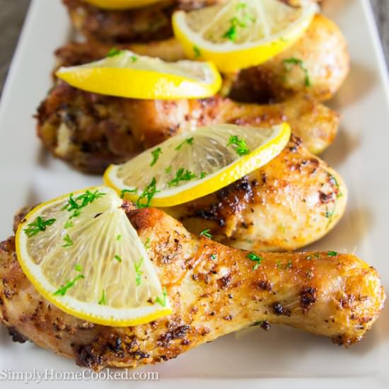 Baked Lemon Chicken - Recipe photo by simplyhomecooked