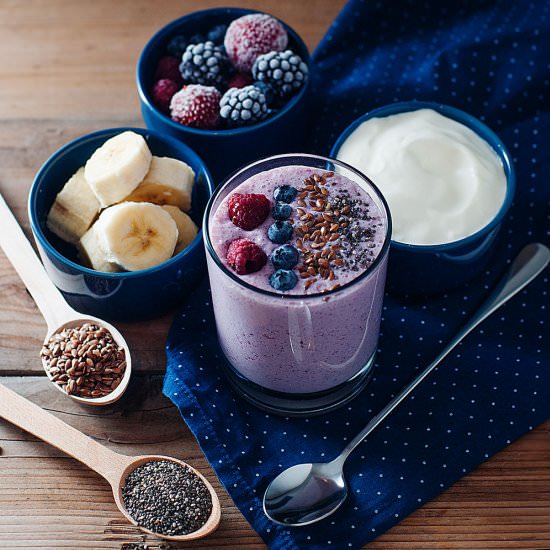 Berry Berry Purple - Recipe photo by healthsomeness