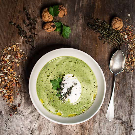 Herbal Tea Cream Soup - Recipe photo by cookingcatrin