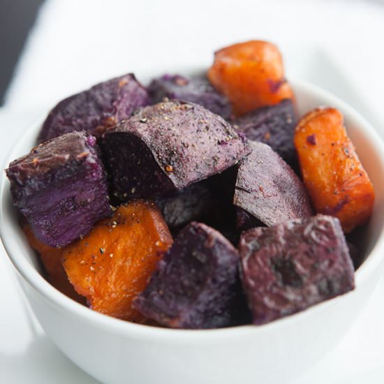 Crispy Purple Sweet Potatoes - Recipe photo by amazingpaleo
