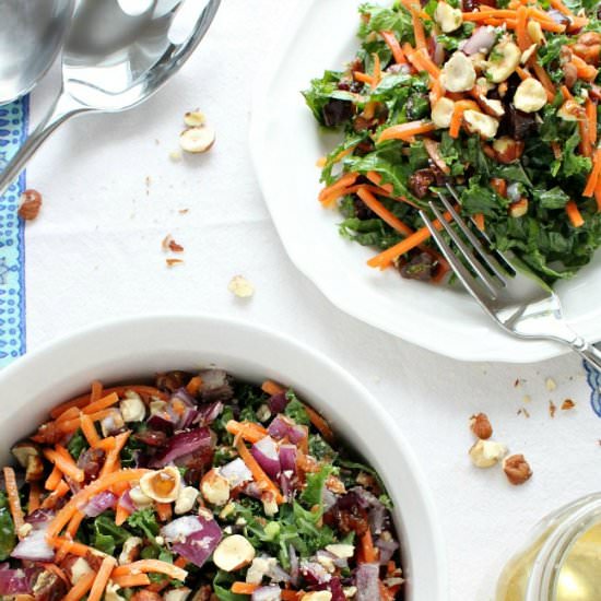 Kale and Hazelnut Winter Salad - Recipe photo by The Best of this Life