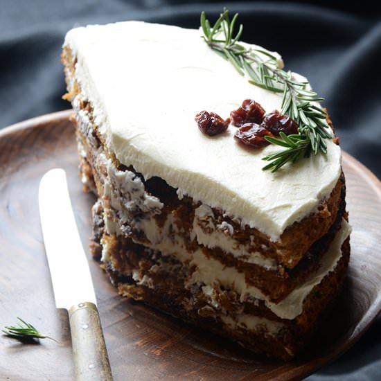 Gluten-Free Cherry Almond Cake - Recipe photo by AnEdibleMosaic