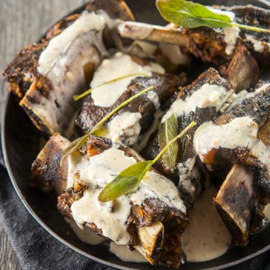 Slow Cooker Sage Butter Short Ribs - Recipe photo by slowcookergourmet