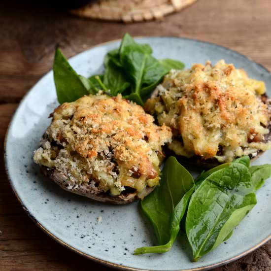 Sausage & Veg Stuffed Mushrooms - Recipe photo by waffleandwhisk