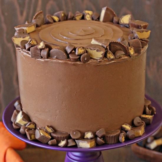 Peanut Butter Cup Banana Cake - Recipe photo by ELaBau