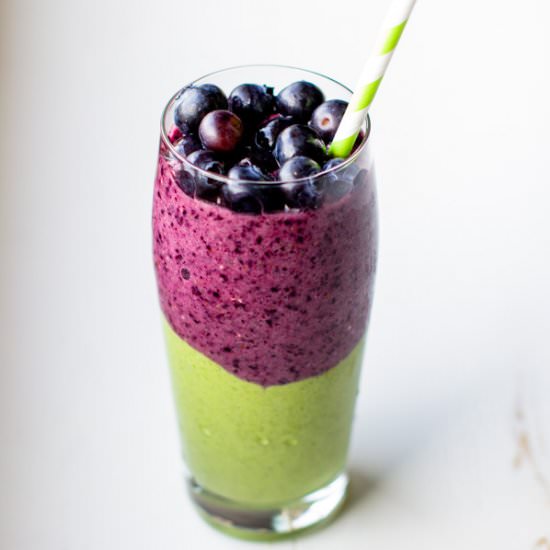 Blueberry Green Smoothie - Recipe photo by KitchenOfEatin