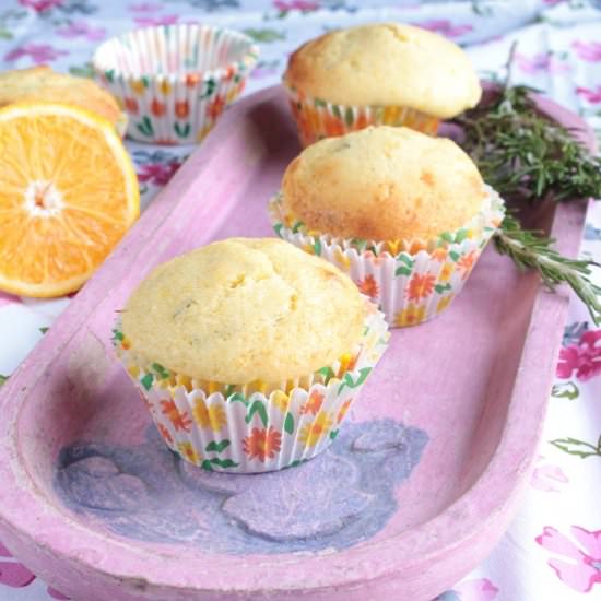 Orange and Rosemary Muffins - Recipe photo by bakingyummies