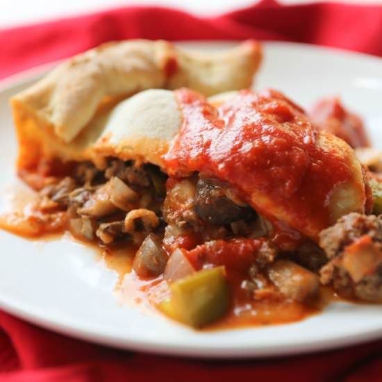 Meaty Skillet Calzone - Recipe photo by pipandebby