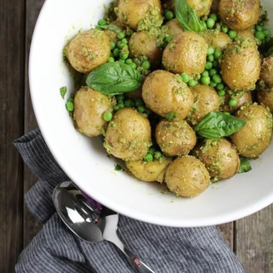 Pesto Potato Salad - Recipe photo by HollyatTasteAndSee