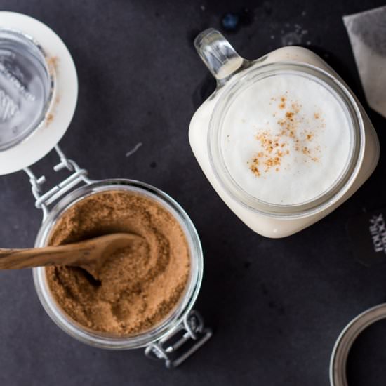 Homemade Chai Spice Latte - Recipe photo by GreenHealthyCooking