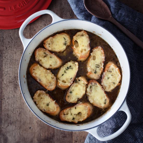 FRENCH ONION SOUP - Recipe photo by modestmarce