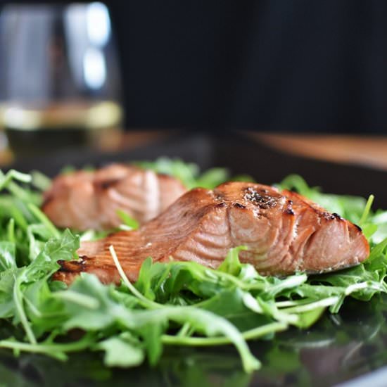 Broiled Salmon - Recipe photo by The Spicy Apron